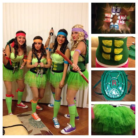 how to make a tmnt costume|6 people tmnt costumes.